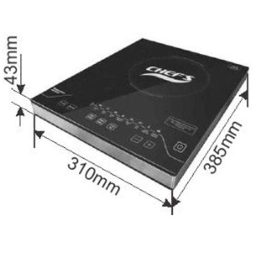 Bếp từ đơn Chefs EH-IH2000A 6 Kích thước bếp từ đơn Chefs EH-IH2000A