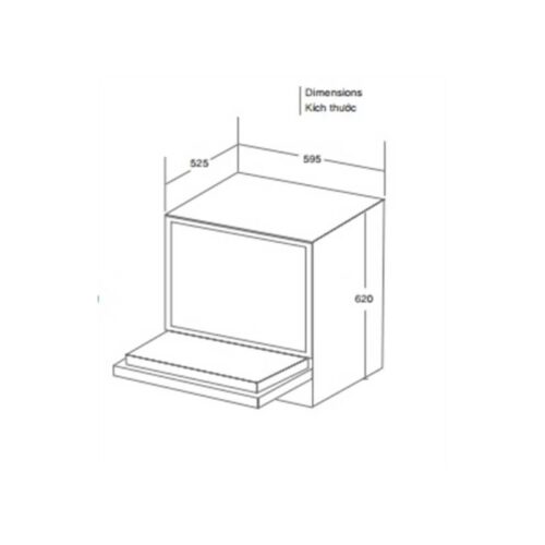 Kích thước máy sấy Electrolux EDV6051