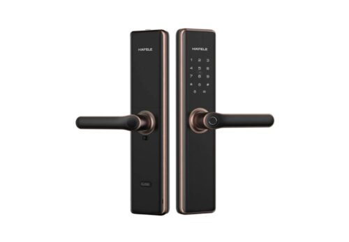 Khóa điện tử Hafele DL7600 BLE glossy copper with Z-wave 912.20.233